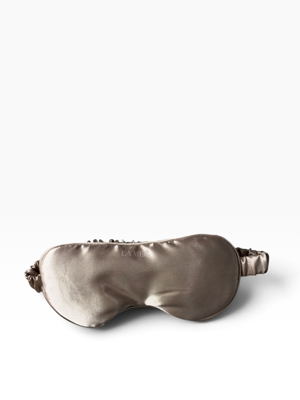 La Mer Sleep Mask - Taupe Satin Eye Mask for Women